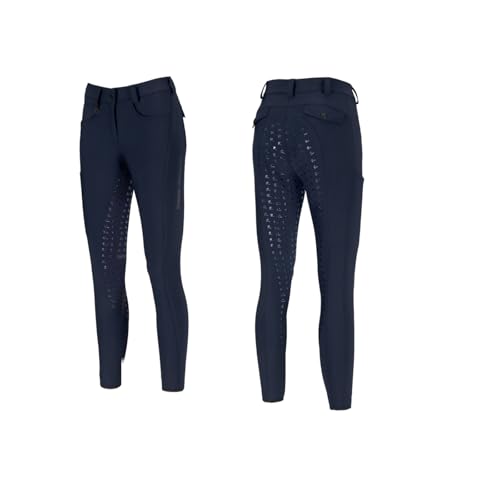 Pantalon équitation Pikeur femme Romy SD bleu nuit grip intégral élastique