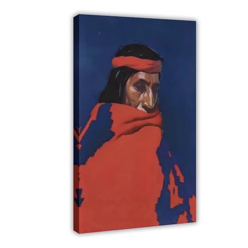 Toile The Navajo Lon Megargee : décoration murale prête à poser pour petit espace