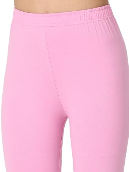 Image of Robinbosky Premium Stretchable Cotton Ankle Legging for Women | Suitable for Formal wear & Casual wear | High-End Elastic Makes The Leggings Squat Proof and Durable for Travel, Yoga, & Workout.