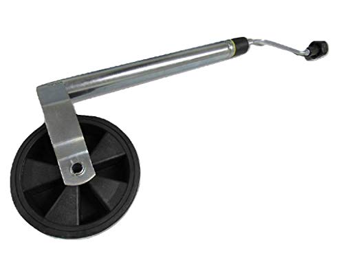 Trailer Jockey Wheel with Nose Weight Gauge 48MM (Indicator Caravan Handle Accessory)