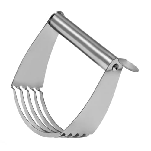 POPETPOP Mélangeur à Farine en Acier Inoxydable Argenté avec Poignée, Design Simple et Pratique, Mouvement Oscillant pour Pâte, Outil de Pâtisserie Portable
