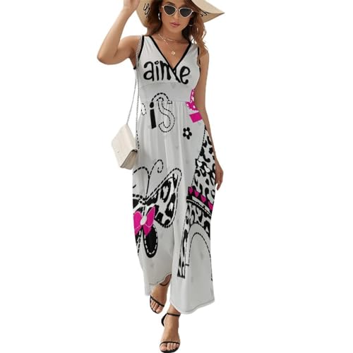 Robe de plage maxi Tour De Paris col V pour vos vacances