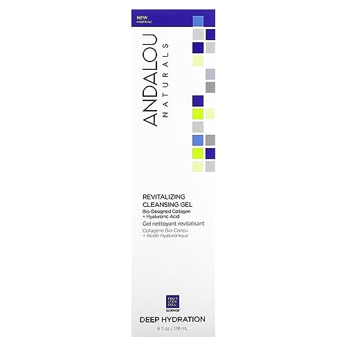 ANDALOU NATURALS Revitalizing Deep Hydration Cleansing Gel, 6 FZ