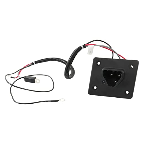Wflnhb 48V Golf Cart 8054 Receptacle Replacement For Ezgo Rxv 2008-Up Electric Ezgo 2Five 2010-Up W/Wires Delta-Q Charger 602529 #TOP24