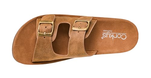 Corkys Footwear Let's Be Real Sandals - Featuring Two Adjustable Straps, A Rhinestone Covered Upper, Easy on and Off, and Comfy Insoles For All Day Wear4