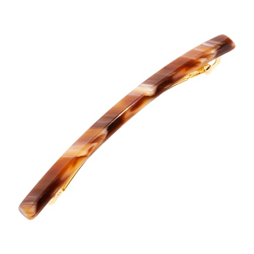 France Luxe Brown Hair Barrette for Women with Thin Hair,
