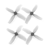 HQProp DT90 Cinewhoop 90mmX4 3-Blade T-Mount Propeller (Set of 4) - Polycarbonate - 5mm - Black