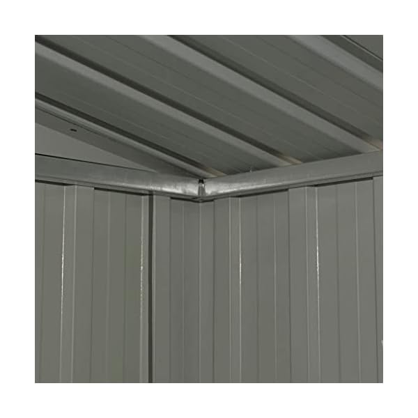 Leepesx Geräteschuppen, Gerätehaus, Gartenhütte, Fahrradgarage, Gartenschuppen, Gartenhã¤User & Aufbewahrung, Anthrazit… – Bild 3