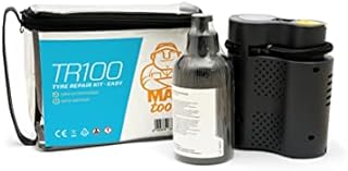 MAXTOOLS TR500, Automatic Tyre Repair Kit for Commercial Vehicles, Motorhomes and Caravans, Repairs All Tyre Types, Including Powerful 12V Air Compressor