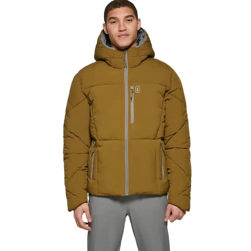 Image of BASS OUTDOOR mens Quilted Glacier Hiking Puffer