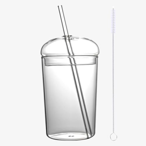 Smoothie Becher, Trinkgläser Mit Deckel, Iced Coffee to Go Becher, Glas Mit Deckel Und Strohhalm, Trinkglas Mit Strohhalm Und Deckel, für Saft, Kaffee, Smoothies, Tee Und Andere Getränke Smoothie Becher, Trinkgläser Mit Deckel, Iced Coffee to Go Becher, Glas Mit Deckel Und Strohhalm, Trinkglas Mit Strohhalm Und Deckel, für Saft, Kaffee, Smoothies, Tee Und Andere Getränke