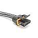 HiSport Lead Wire Repair Harness Voltage Regulator Connector Plug Compatible with CS130,CS121,CS144 Alternators PT1929 88987962