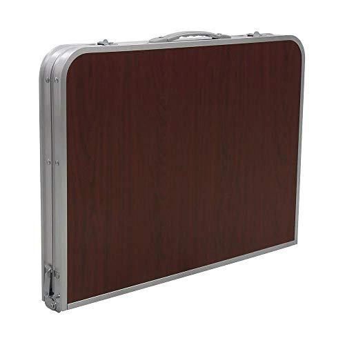 Mesa Dobrável Pelegrin Pel-014b Portátil em Metal Para Notebook