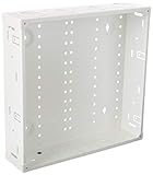 Leviton 47605-14E SMC Series, Structured Media Enclosure only, White, 14-Inch