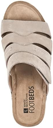 WHITE MOUNTAIN Shoes Fame Women's Slide Sandal, Sand/Suede, 8.5 M | Image 3