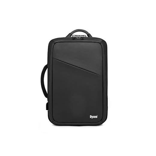 Dyazo Design 3 Type Anti Theft Backpack/Breifcase/Office Bag Anti Theft Laptop Backpack for 15.6 Inch Laptop, 22 L Bagpack/Suitable for Office,Travelling, Designed for Unisex (Jet Black)