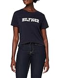 camisa de mujer manga larga estampada  Tommy Hilfiger Cn tee SS Hilfiger Camisa, Desert Sky, LG para Mujer