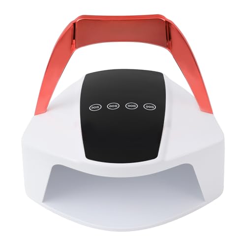 Bacocoo Rechargeable 96W Nail Lamp for Gel Nail, Automatic Sensor UV LED Nail Dryer, Professional Cordless Nail Light for Nails, Portable Curing Polish Dryer for Home and Salon. (White)