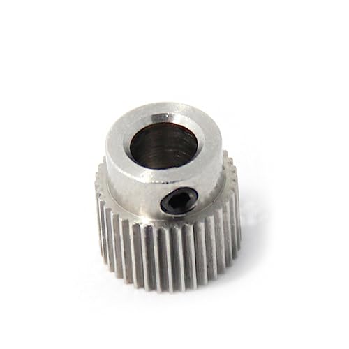 Mobestech Teeth Stainless Steel Printer Extrusion Wire Wheel Extruder Gear for Printer Accessory Extruder Drive Gear