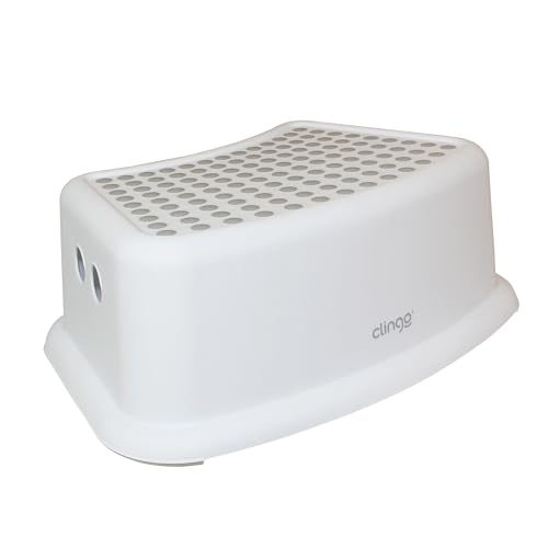 Degrau Infantil Step Dots, Clingo, Branco/Cinza