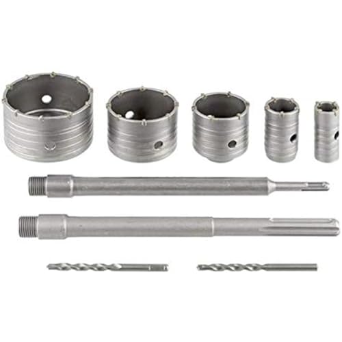 Set de 9 brocas para concreto con vástago SDS plus miniatura 4