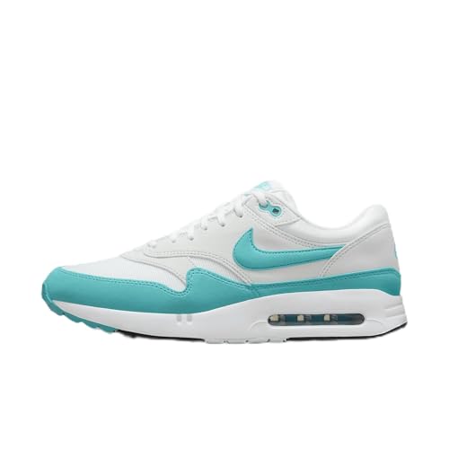 Nike Air Max 1 '86 OG G Men's Golf Shoes (DV1403-117, White/Pure Platinum/Black/Dusty Cactus) Size 12.5