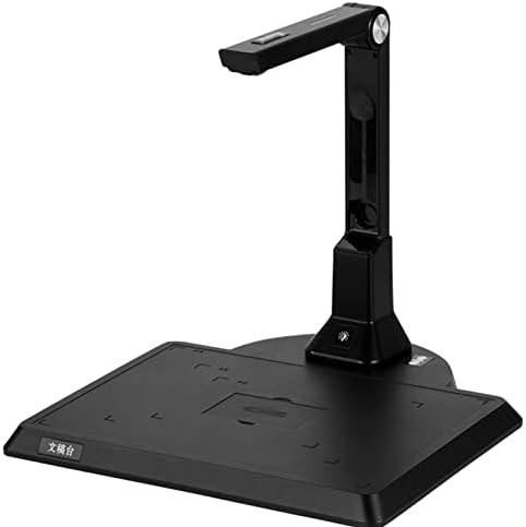 Cámara De Documentos para Profesores Laptop, Escáner USB De Alta Definición Aulas De Oficina con Proyección En Tiempo Real De Grabación De Video Formato A4, Reconocimiento OCR,B