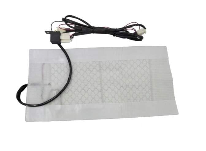 Chauffage universel pour siège ATV Quad Scooter 12 V 35 W Fibre de carbone Fibre de verre