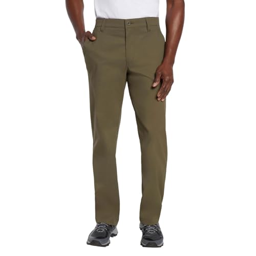 Eddie Bauer Men's Chino Tech Pant, Modern Fit Lightweight Casual Stretch Chino Pants for Men - Spruce 36W X 30L