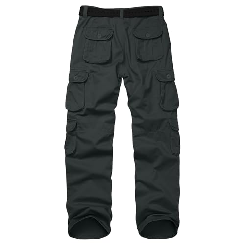 Men's BDU Casual Military Pants, Tactical Wild Army Combat ACU Rip Stop Camo Cargo Work Trousers with 10 Pockets2