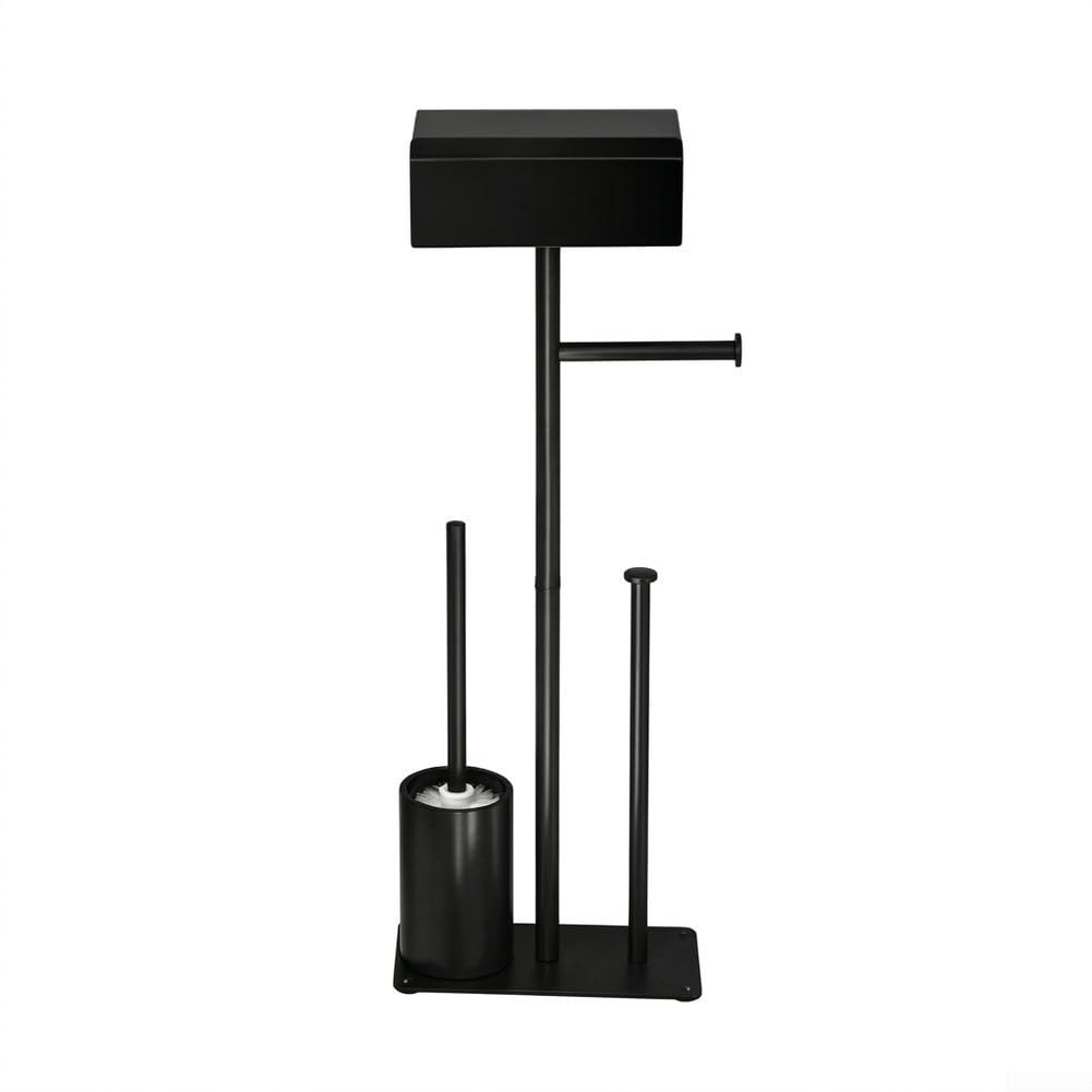 Portarrollos Baño Estable Doble Pilar 70cm Alto