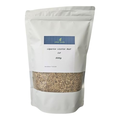 Liquorice Licorice Root Cut, Dried Herb (500g)