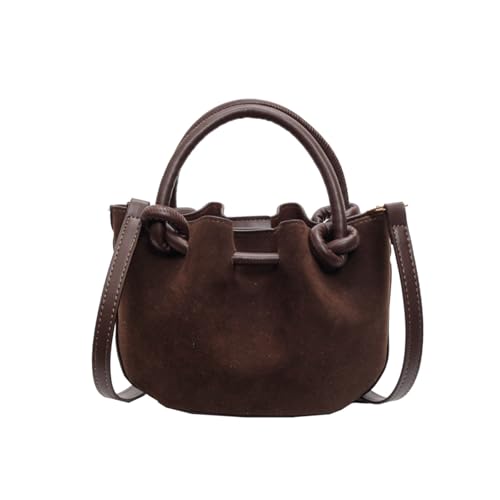 CORIOS Sac Seau à Cordon pour Femme PU Cuir Sac à Main Étanche Sac Portés Épaule Sac Bandoulière Mode Sac Fourre Tout Petite Sac Messager Elégant...