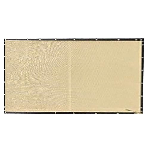 Balkon-Sichtschutzzaun, Beige, verdickter Sonnenschutz, privater Schutz, Terrassen-Sichtschutzzaun mit winddichtem Netz für Deck, Garten, Veranda-Sichtschutz