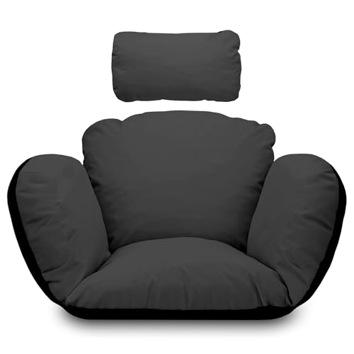 Amazinggirl Hängesessel Outdoor Kissen Schaukelstuhl Auflage - Sitzkissen für Schaukelsessel...