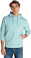 Calvin Klein Uomo Felpa Badge con Cappuccio, Blu (Fresh Mint), M