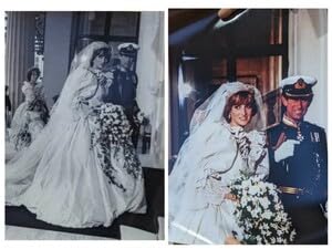 　ダイアナ妃チャールズ皇太子結婚記念　カフス Amazon.co.jp: ゲッティで購入 ダイアナ妃 チャールズ皇太子 写真 結婚