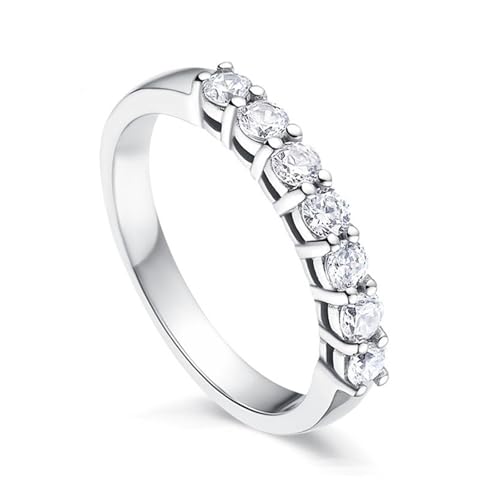 Alliance en moissanite ronde pour sublimer votre demande en mariage