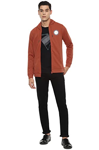 Image of Van Heusen Cotton Blend Men Hooded Sweatshirt