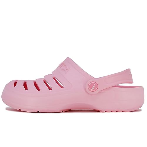 Image of Nautica Women's Classic Slip-On Clogs - Comfortable Crafted Clog Water Shoes for Garden and Casual Wear