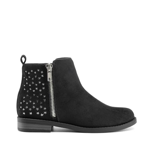 DREAM PAIRS Girls Ankle Boots with Side Zipper Low Heels Toddler/Little Kid/Big Kid3