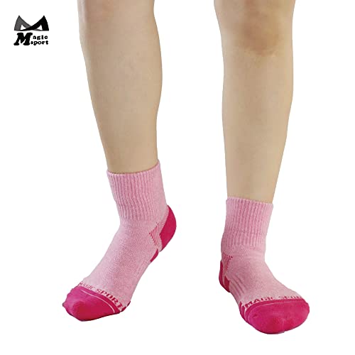 M Magic Sport Athletic Cushioned Crew Socks, 2 Pairs, Men and Women, Gift, Running, Jogging, Hiking, Cycling, Fitness3