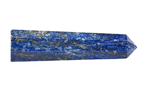 Image of Amazing Gemstone Lapis Lazuli Crystal Towers ~ Natural Healing Crystal Point Obelisk for Reiki Healing and Crystal Grid (2 inch to 3 inch INCH)