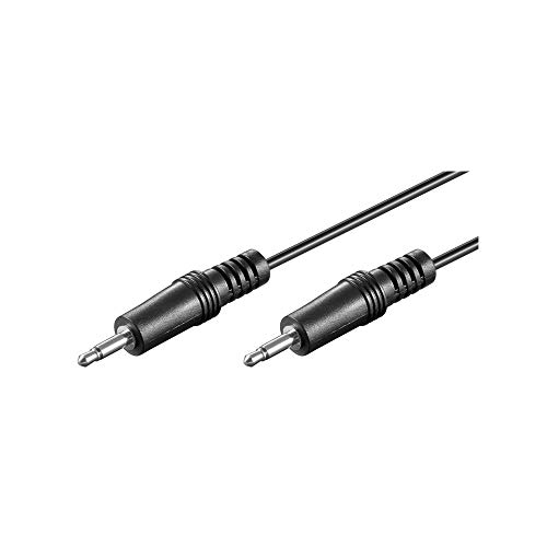 Goobay AVK 314-150 1.5m cable de audio 1,5 m 3.5mm Negro - Cables de audio (3.5mm, 3.5mm, 1,5 m, Negro)