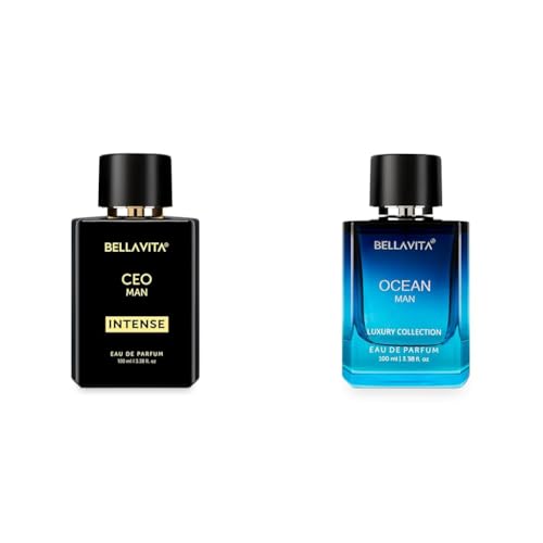 Image of Bella Vita Luxury Ceo Men Intense Eau De Parfum Liquid With Bergamot Lavender & Orchidwoody & Musky 100 Ml Men Ocean Aquatic Eau De Parfum