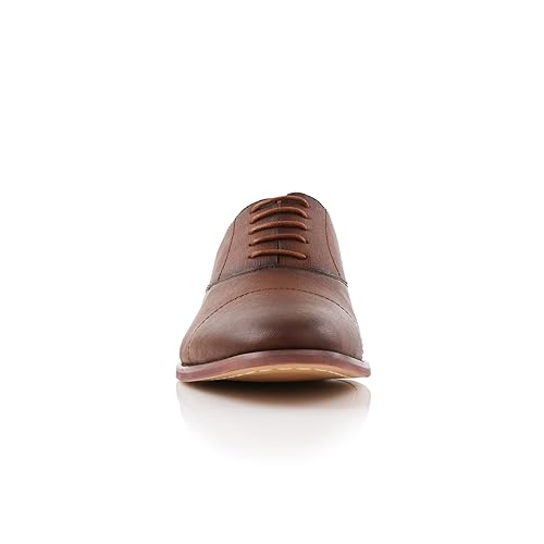 Image of Ferro Aldo Men's Classic Cap Toe Oxford Dress Shoe Collection | Perfect for Formal, Business, and Wedding Attire
