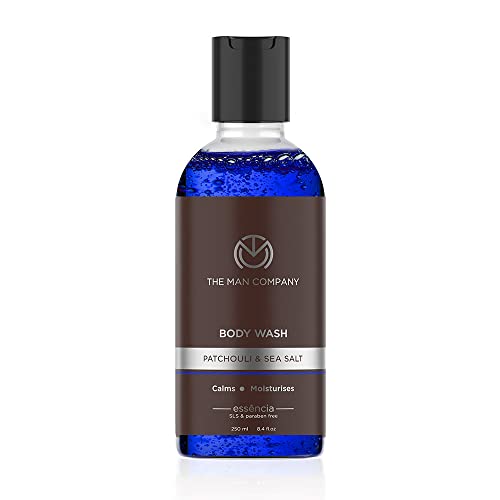 Image of The Man Company Body Wash with Patchouli & Sea Salt | Soap Free Shower Gel for Deep Moisturization & Smooth Skin | SLS & Paraben-Free - 250 ml