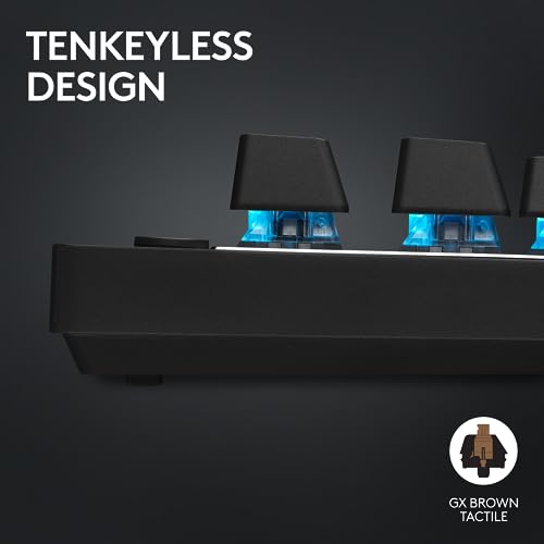 Image of Logitech G Pro X TKL Lightspeed Wireless Gaming Keyboard, Clicky + G Pro X 2 Lightspeed Wireless Gaming Headset Bundle - Black