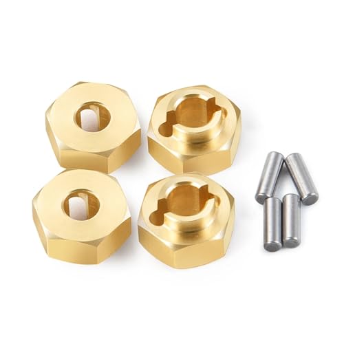 Adaptateurs coupleur laiton 4.5mm Axial SCX24 Deadbolt Wrangler Gladiator Bronco 1/24