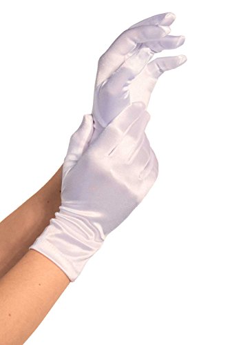 Leg Avenue Women's Satin Wrist Length Gloves